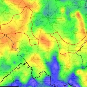 Carte potentiel éolien